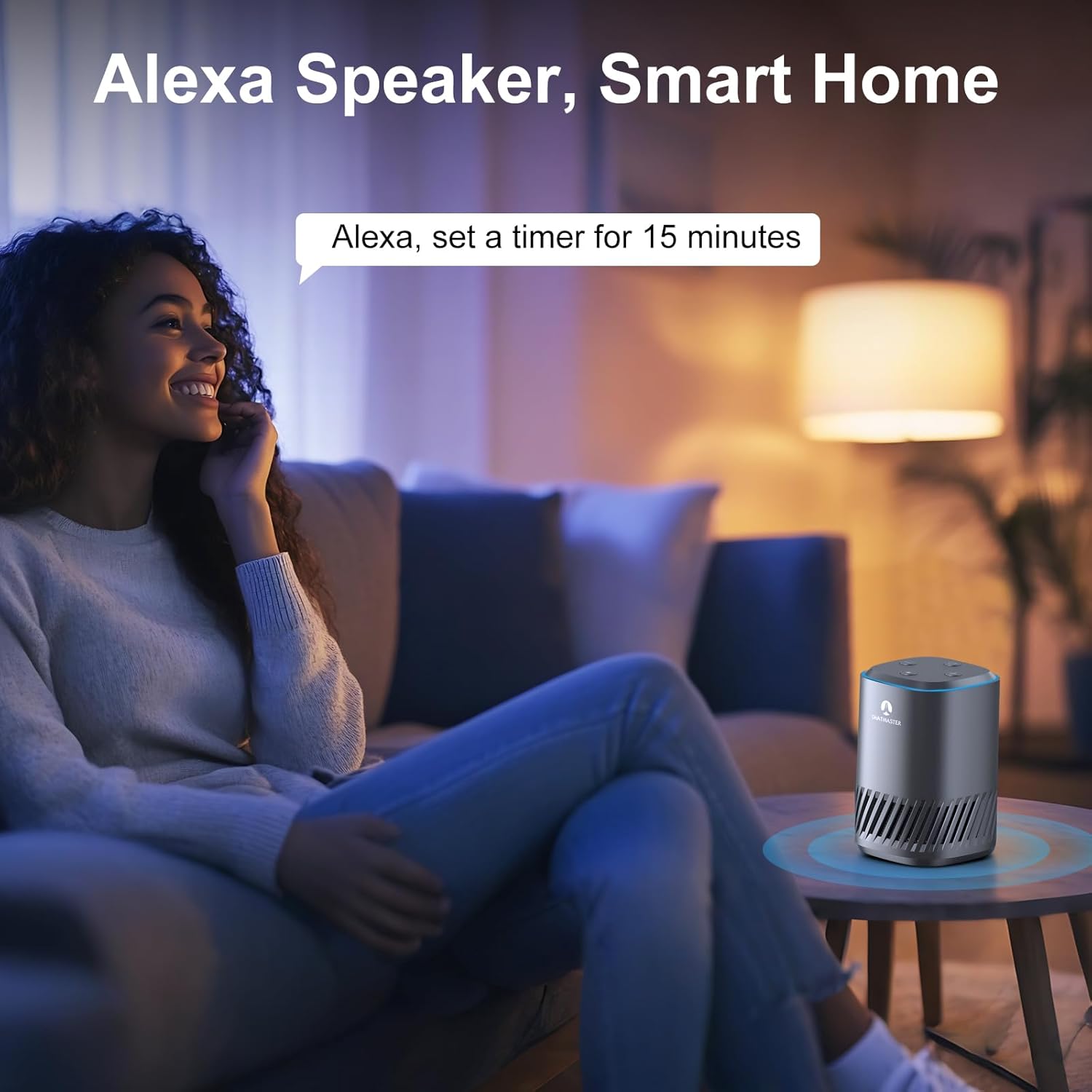 AI Smart Speaker with ChatGPT & Alexa – Voice Assistant with Tarot Reading, Language Learning, Smart Home Control, Privacy Mode & Dual AI Support