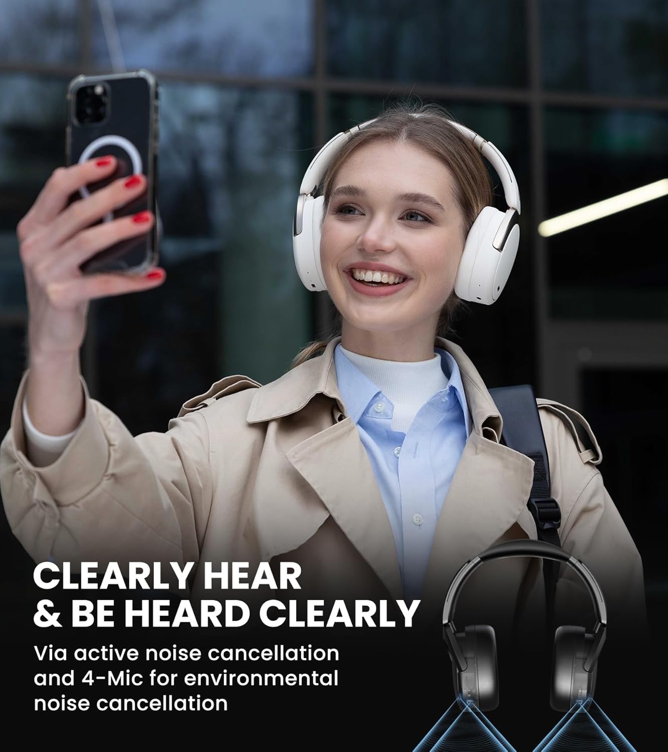 Edifier WH950NB Wireless Headphones – LDAC Hi-Res Audio, Hybrid ANC, 55H Battery, Bluetooth 5.3, App Control, Dual Device, 4-Mic ENC, Google Fast Pair