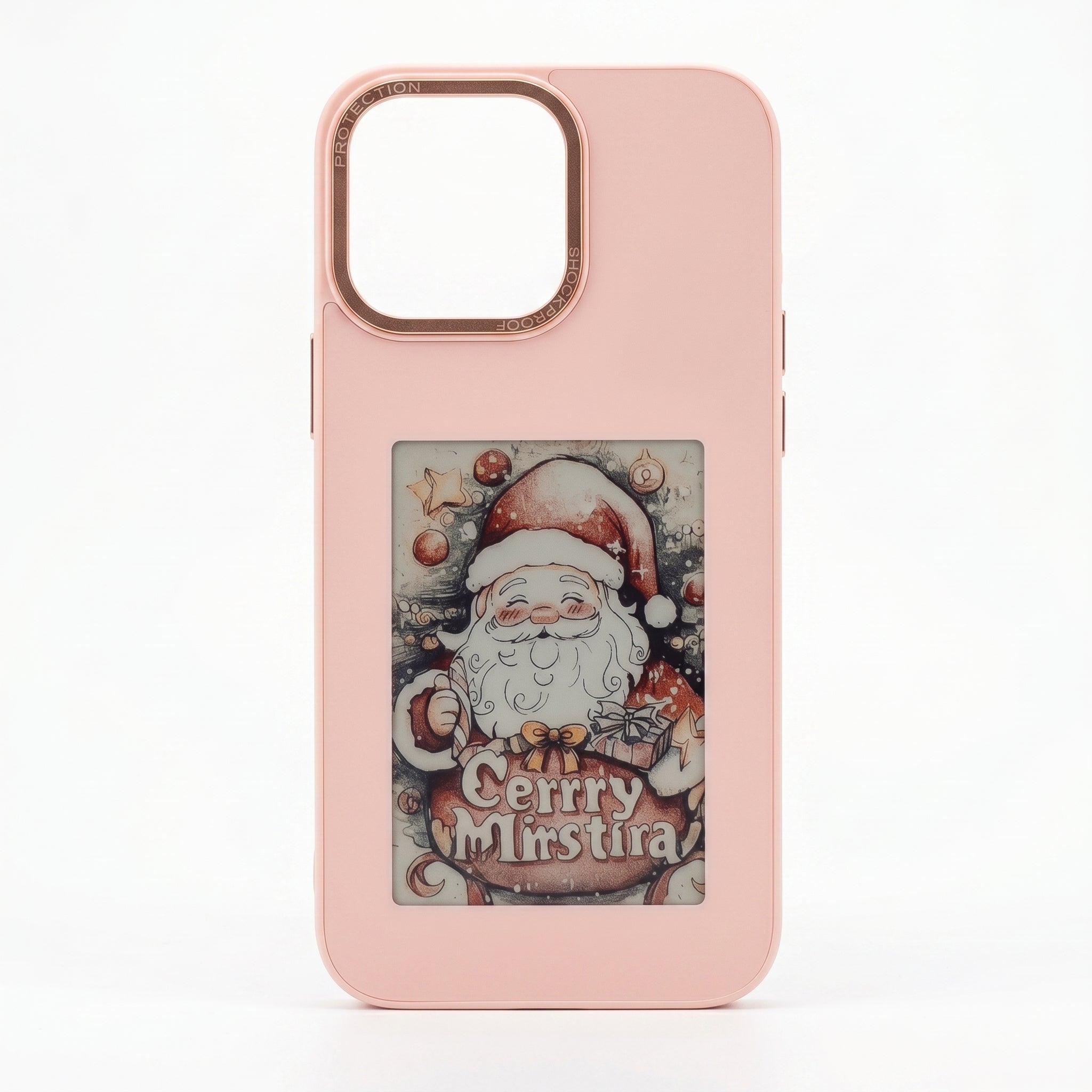 Technolugia™ Smart E-Ink NFC Phone Case for iPhone 13/14/15/16/17 – 4.0" Color Display, Customizable, Anti-Drop