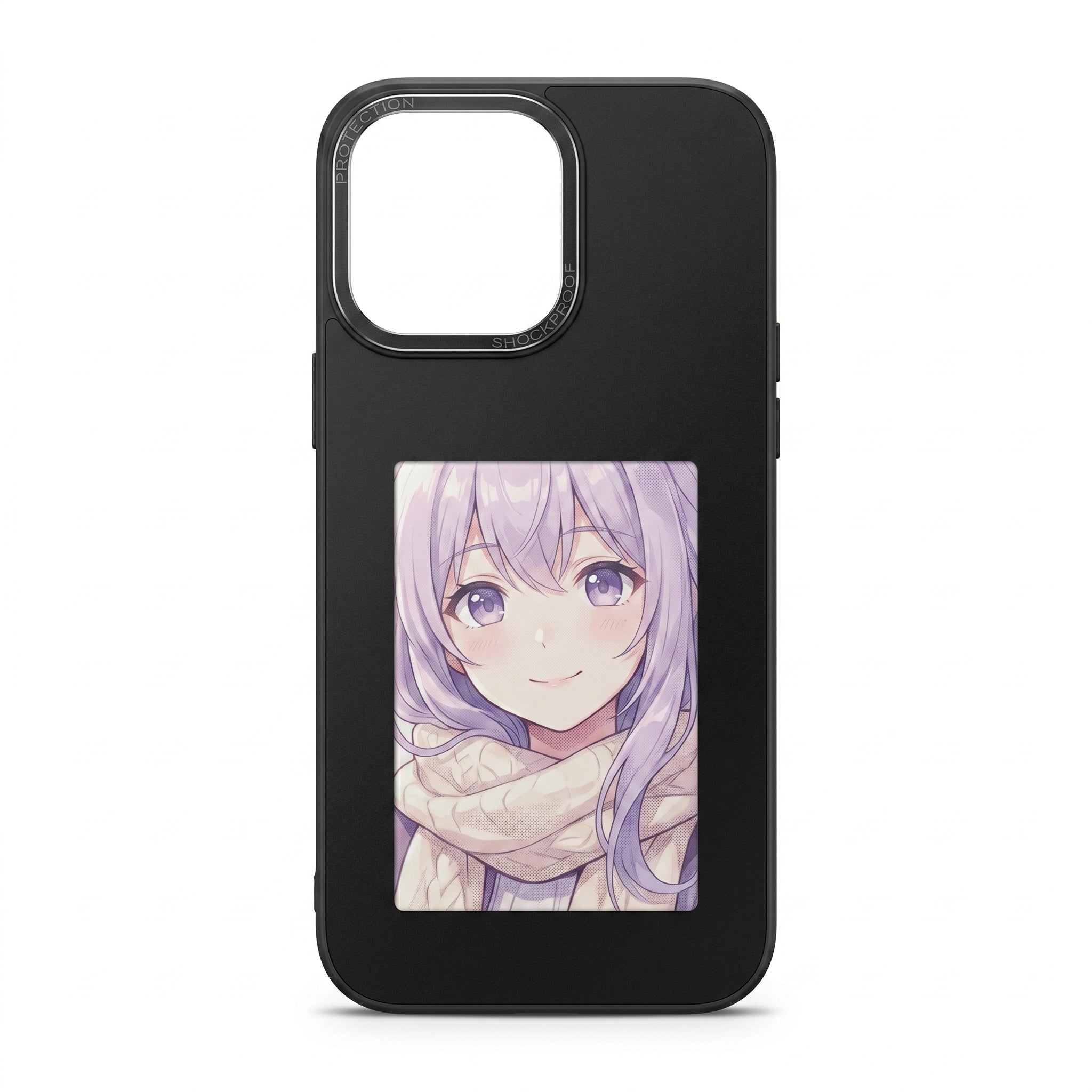 Technolugia™ Smart E-Ink NFC Phone Case for iPhone 13/14/15/16/17 – 4.0" Color Display, Customizable, Anti-Drop